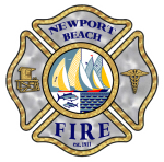 Newport Beach Fire Department logo. Link navigates to Newport Beach Fire Department home page.